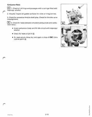 1998 Johnson Evinrude EC 5 thru 15 HP Four Stroke Service Manual, Page 71