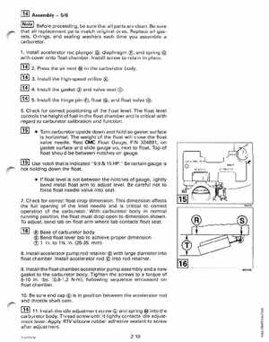 1998 Johnson Evinrude EC 5 thru 15 HP Four Stroke Service Manual, Page 77