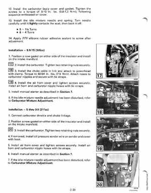 1998 Johnson Evinrude EC 5 thru 15 HP Four Stroke Service Manual, Page 78