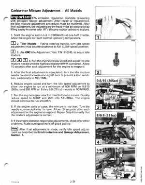 1998 Johnson Evinrude EC 5 thru 15 HP Four Stroke Service Manual, Page 79