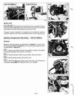 1998 Johnson Evinrude EC 5 thru 15 HP Four Stroke Service Manual, Page 95