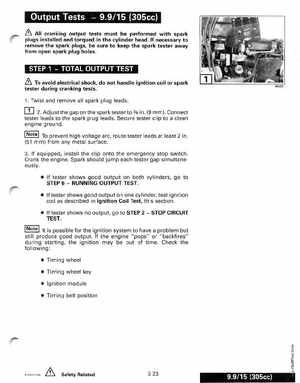 1998 Johnson Evinrude EC 5 thru 15 HP Four Stroke Service Manual, Page 104