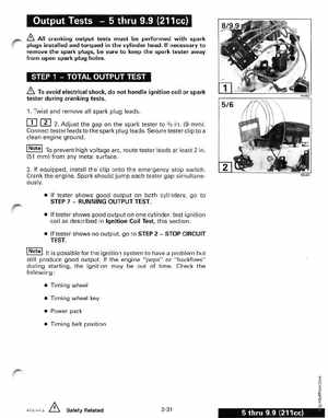 1998 Johnson Evinrude EC 5 thru 15 HP Four Stroke Service Manual, Page 112