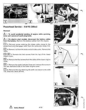 1998 Johnson Evinrude EC 5 thru 15 HP Four Stroke Service Manual, Page 131