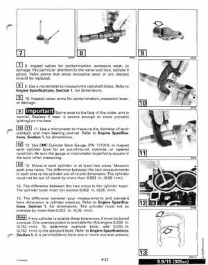 1998 Johnson Evinrude EC 5 thru 15 HP Four Stroke Service Manual, Page 142