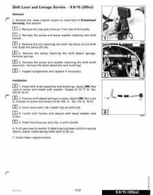 1998 Johnson Evinrude EC 5 thru 15 HP Four Stroke Service Manual, Page 154
