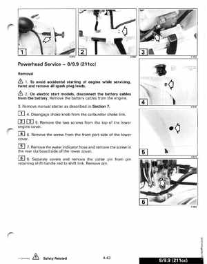 1998 Johnson Evinrude EC 5 thru 15 HP Four Stroke Service Manual, Page 164