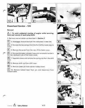 1998 Johnson Evinrude EC 5 thru 15 HP Four Stroke Service Manual, Page 198