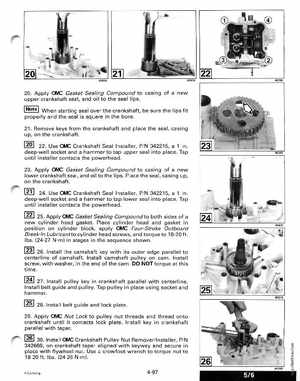 1998 Johnson Evinrude EC 5 thru 15 HP Four Stroke Service Manual, Page 218
