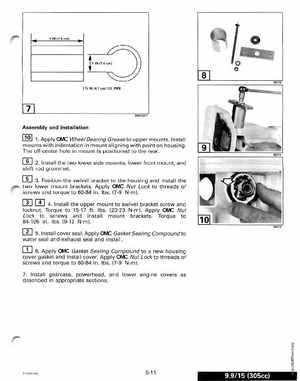 1998 Johnson Evinrude EC 5 thru 15 HP Four Stroke Service Manual, Page 237
