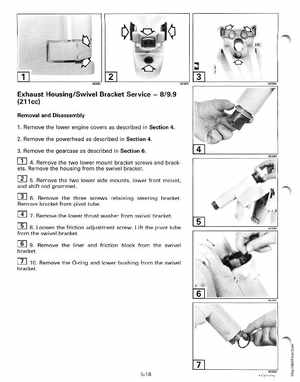 1998 Johnson Evinrude EC 5 thru 15 HP Four Stroke Service Manual, Page 244