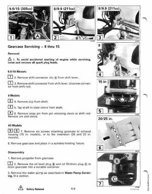1998 Johnson Evinrude EC 5 thru 15 HP Four Stroke Service Manual, Page 255