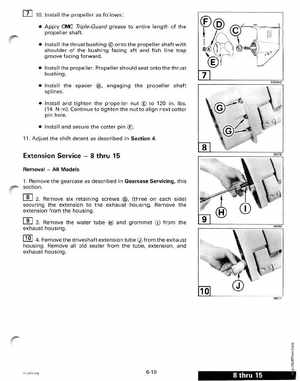 1998 Johnson Evinrude EC 5 thru 15 HP Four Stroke Service Manual, Page 266