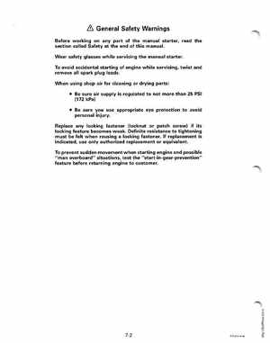1998 Johnson Evinrude EC 5 thru 15 HP Four Stroke Service Manual, Page 282