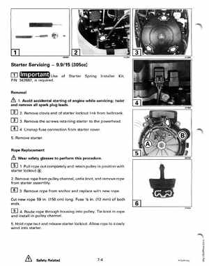 1998 Johnson Evinrude EC 5 thru 15 HP Four Stroke Service Manual, Page 284