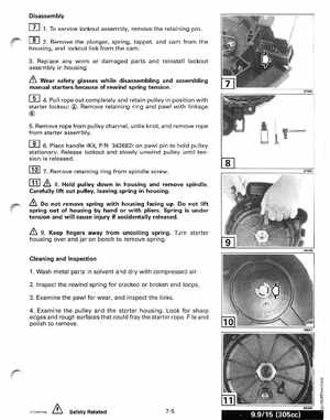 1998 Johnson Evinrude EC 5 thru 15 HP Four Stroke Service Manual, Page 285