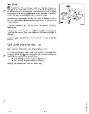 1998 Johnson Evinrude EC 5 thru 15 HP Four Stroke Service Manual, Page 306