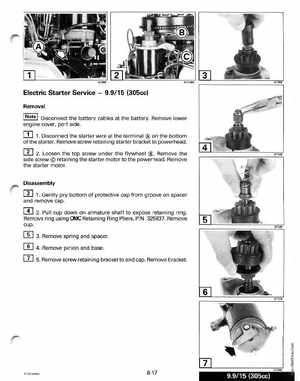 1998 Johnson Evinrude EC 5 thru 15 HP Four Stroke Service Manual, Page 308