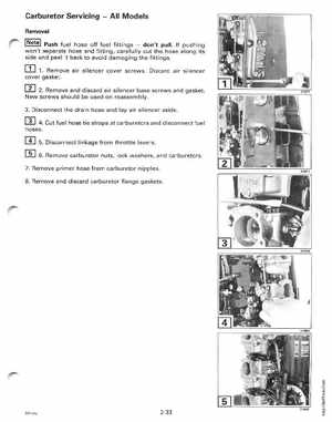 1998 Johnson Evinrude EC 50 thru 70 HP 3-Cylinder Service Manual, Page 88