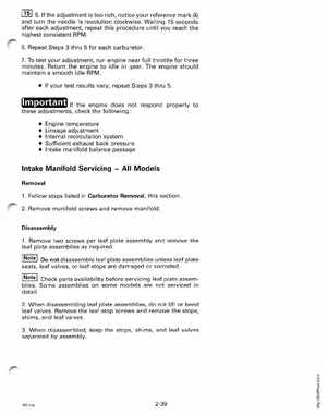 1998 Johnson Evinrude EC 50 thru 70 HP 3-Cylinder Service Manual, Page 94