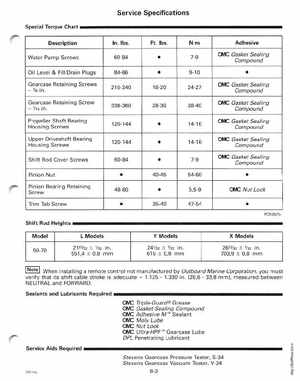 1998 Johnson Evinrude EC 50 thru 70 HP 3-Cylinder Service Manual, Page 204