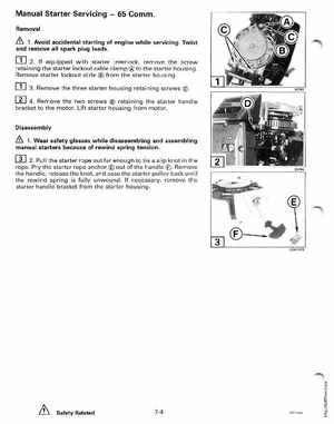 1998 Johnson Evinrude EC 50 thru 70 HP 3-Cylinder Service Manual, Page 229