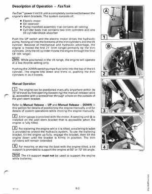 1998 Johnson Evinrude EC 50 thru 70 HP 3-Cylinder Service Manual, Page 276