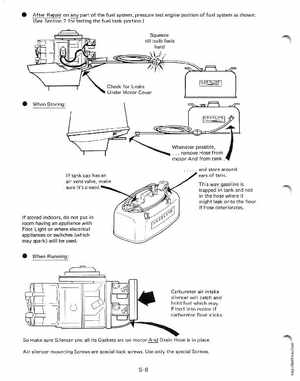 1998 Johnson Evinrude EC 50 thru 70 HP 3-Cylinder Service Manual, Page 289