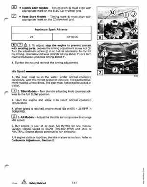 1998 Johnson Evinrude "EC" 9.9 thru 30 HP 2-Cylinder Outboards Service Manual, Page 47