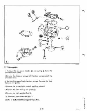 1998 Johnson Evinrude "EC" 9.9 thru 30 HP 2-Cylinder Outboards Service Manual, Page 76