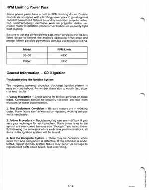 1998 Johnson Evinrude "EC" 9.9 thru 30 HP 2-Cylinder Outboards Service Manual, Page 112