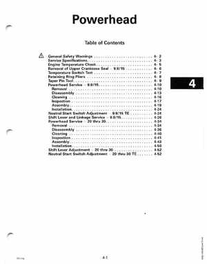 1998 Johnson Evinrude "EC" 9.9 thru 30 HP 2-Cylinder Outboards Service Manual, Page 132