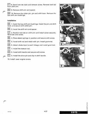 1998 Johnson Evinrude "EC" 9.9 thru 30 HP 2-Cylinder Outboards Service Manual, Page 158