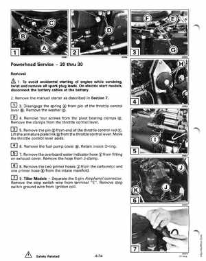 1998 Johnson Evinrude "EC" 9.9 thru 30 HP 2-Cylinder Outboards Service Manual, Page 165