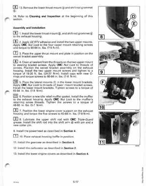 1998 Johnson Evinrude "EC" 9.9 thru 30 HP 2-Cylinder Outboards Service Manual, Page 207
