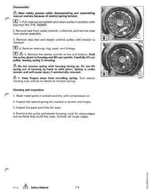 1998 Johnson Evinrude "EC" 9.9 thru 30 HP 2-Cylinder Outboards Service Manual, Page 269