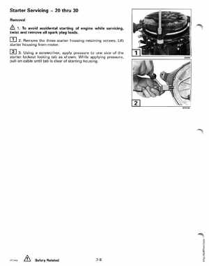 1998 Johnson Evinrude "EC" 9.9 thru 30 HP 2-Cylinder Outboards Service Manual, Page 272