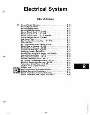 1998 Johnson Evinrude "EC" 9.9 thru 30 HP 2-Cylinder Outboards Service Manual, Page 277