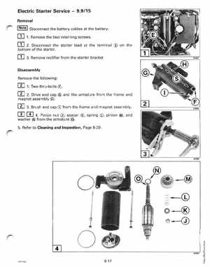 1998 Johnson Evinrude "EC" 9.9 thru 30 HP 2-Cylinder Outboards Service Manual, Page 293