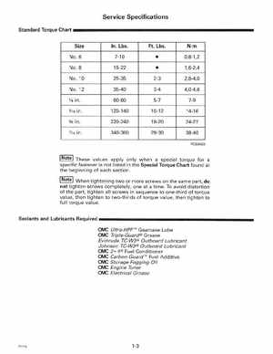 1998 Johnson Evinrude "EC" 90, 100C, 105C, 115, 150, 150C, 175 60 deg. LV Service Manual, P/N 520210, Page 9