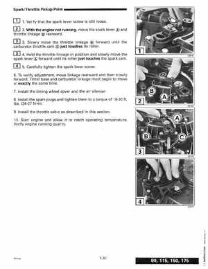 1998 Johnson Evinrude "EC" 90, 100C, 105C, 115, 150, 150C, 175 60 deg. LV Service Manual, P/N 520210, Page 43