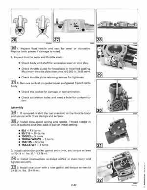 1998 Johnson Evinrude "EC" 90, 100C, 105C, 115, 150, 150C, 175 60 deg. LV Service Manual, P/N 520210, Page 98