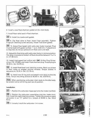 1998 Johnson Evinrude "EC" 90, 100C, 105C, 115, 150, 150C, 175 60 deg. LV Service Manual, P/N 520210, Page 99