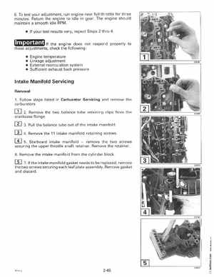 1998 Johnson Evinrude "EC" 90, 100C, 105C, 115, 150, 150C, 175 60 deg. LV Service Manual, P/N 520210, Page 101