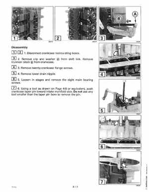 1998 Johnson Evinrude "EC" 90, 100C, 105C, 115, 150, 150C, 175 60 deg. LV Service Manual, P/N 520210, Page 158