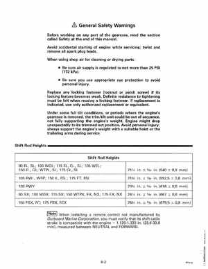1998 Johnson Evinrude "EC" 90, 100C, 105C, 115, 150, 150C, 175 60 deg. LV Service Manual, P/N 520210, Page 216