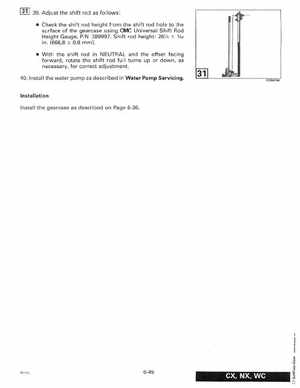 1998 Johnson Evinrude "EC" 90, 100C, 105C, 115, 150, 150C, 175 60 deg. LV Service Manual, P/N 520210, Page 259