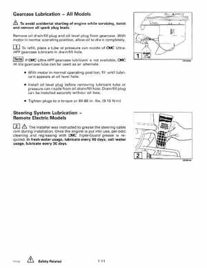 1998 Johnson Evinrude "EC" 90, 115 SPL Service Manual, P/N 520209, Page 17