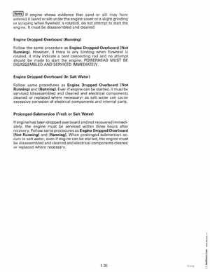 1998 Johnson Evinrude "EC" 90, 115 SPL Service Manual, P/N 520209, Page 36
