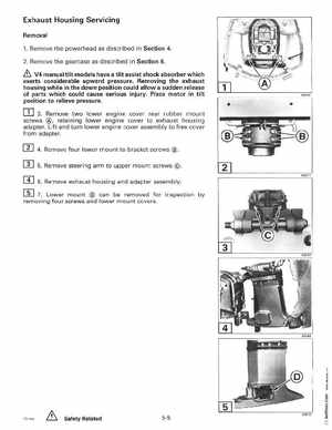 1998 Johnson Evinrude "EC" 90, 115 SPL Service Manual, P/N 520209, Page 166